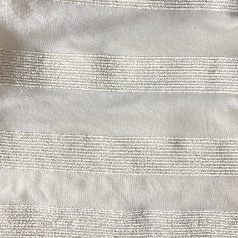 J. Crew Rugby Stripe Ginny Ivory Dress sz 0 - Picture 8 of 16
